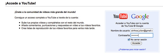 crear canal youtube